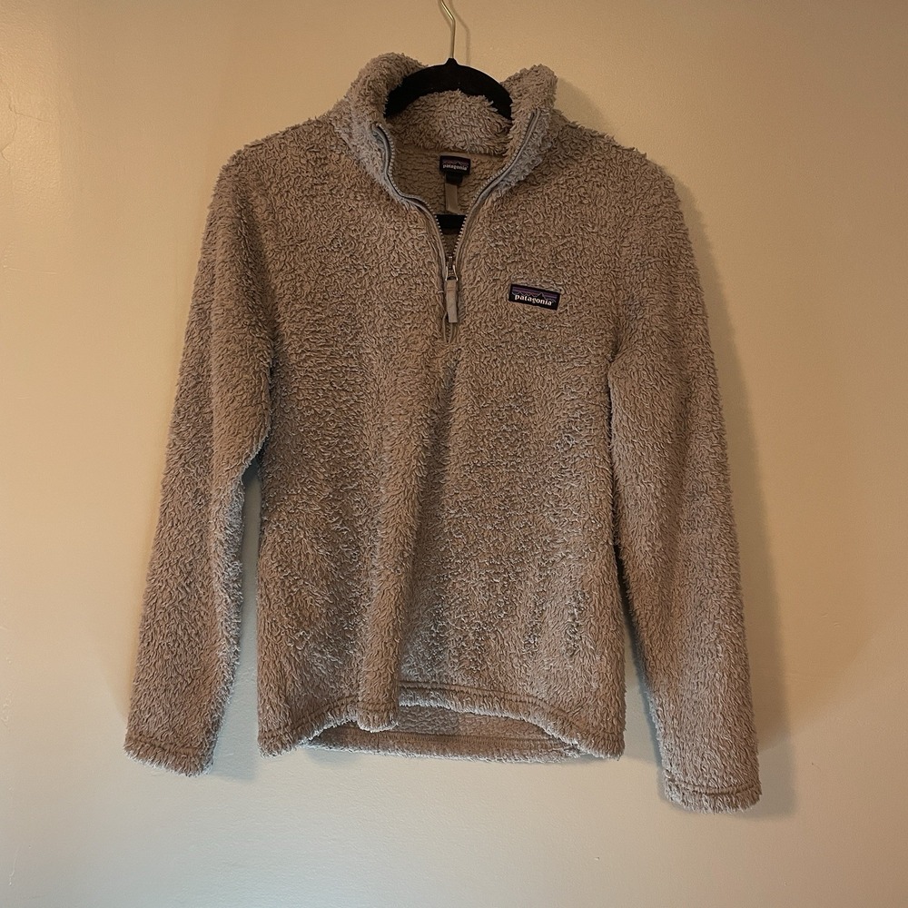 Patagonia Women's Size‎ Small Los Gatos Gray 1/4 Fleece Jacket
